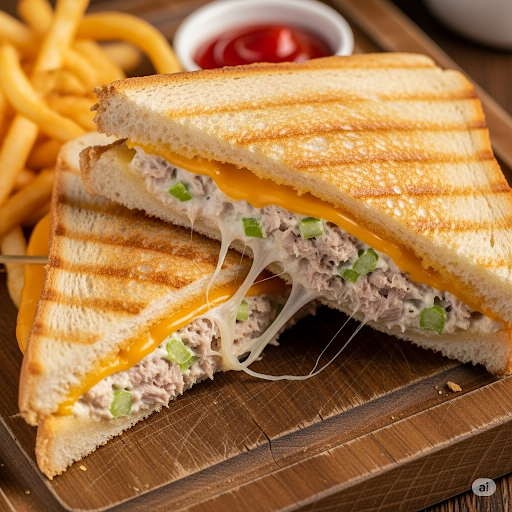 Tunfisk-salat sandwich (Tuna Melt)